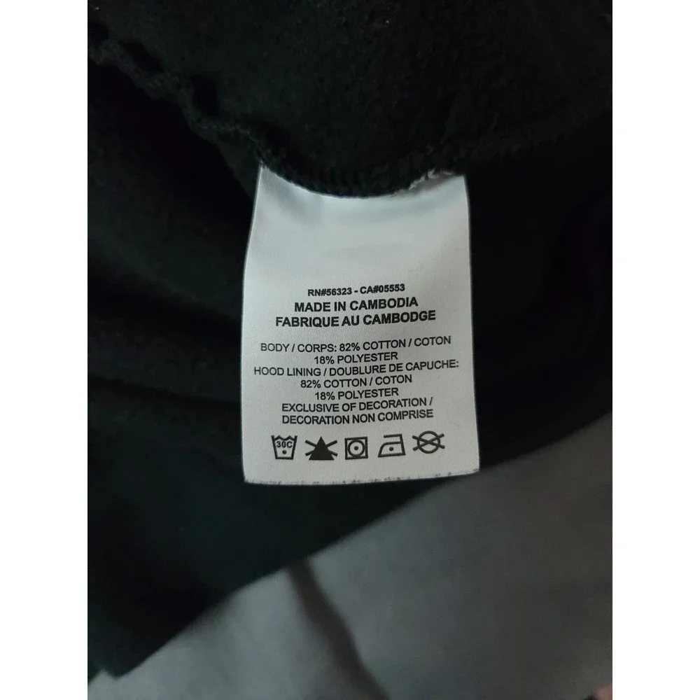 Nike Air Jordan Essentials Stitch‎ Graphic Fleece Hoodie Black DC9713-010 Medium